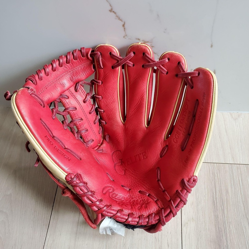 Rawlings Gold Glove Elite 11.5 Infield Baseball Glove Red GGE11.5MTSGPT RHT